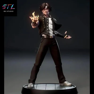 kyo kusanagi stl king of fighters impresion 3d
