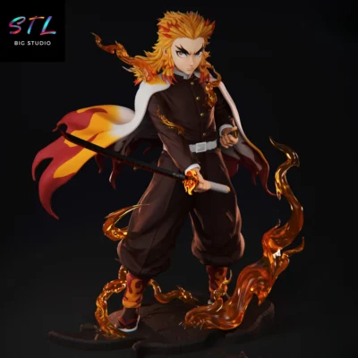 kyojuro rengoku stl demon slayer impresion 3d