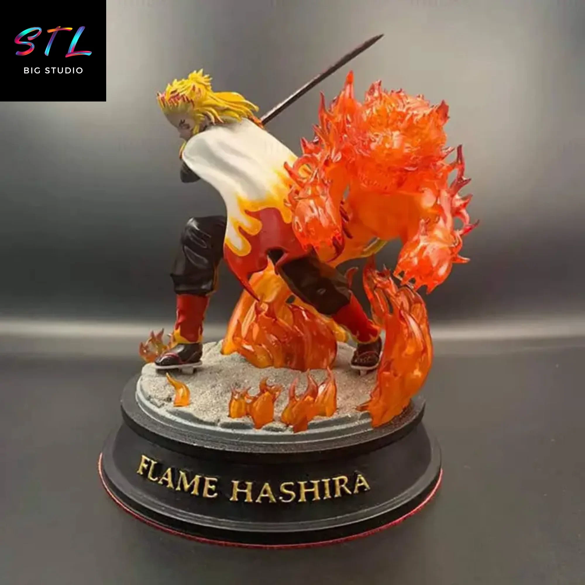 kyojuro rengoku stl kimetsu no yaiba impresion 3d kyojuro rengoku stl kimetsu no yaiba impresion 3d