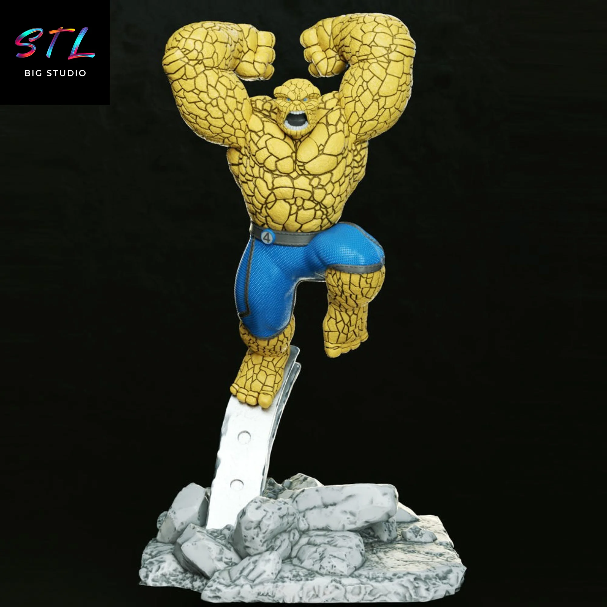 la cosa stl 4 fantasticos para impresion 3d