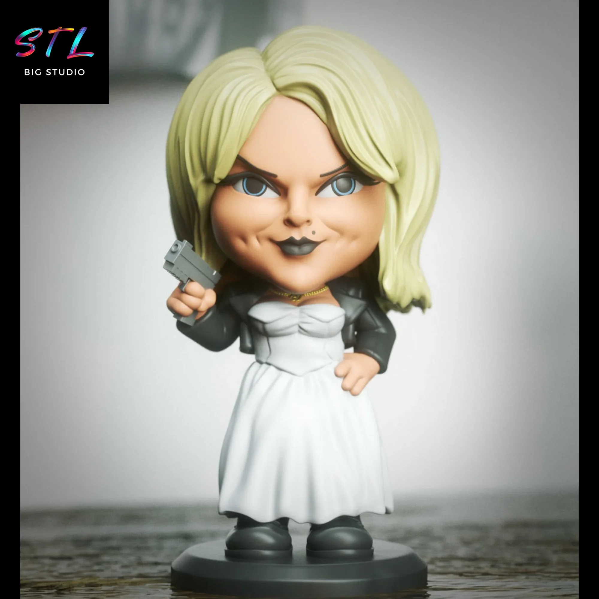 la novia de chucky stl tiffany valentine chibi kawaii