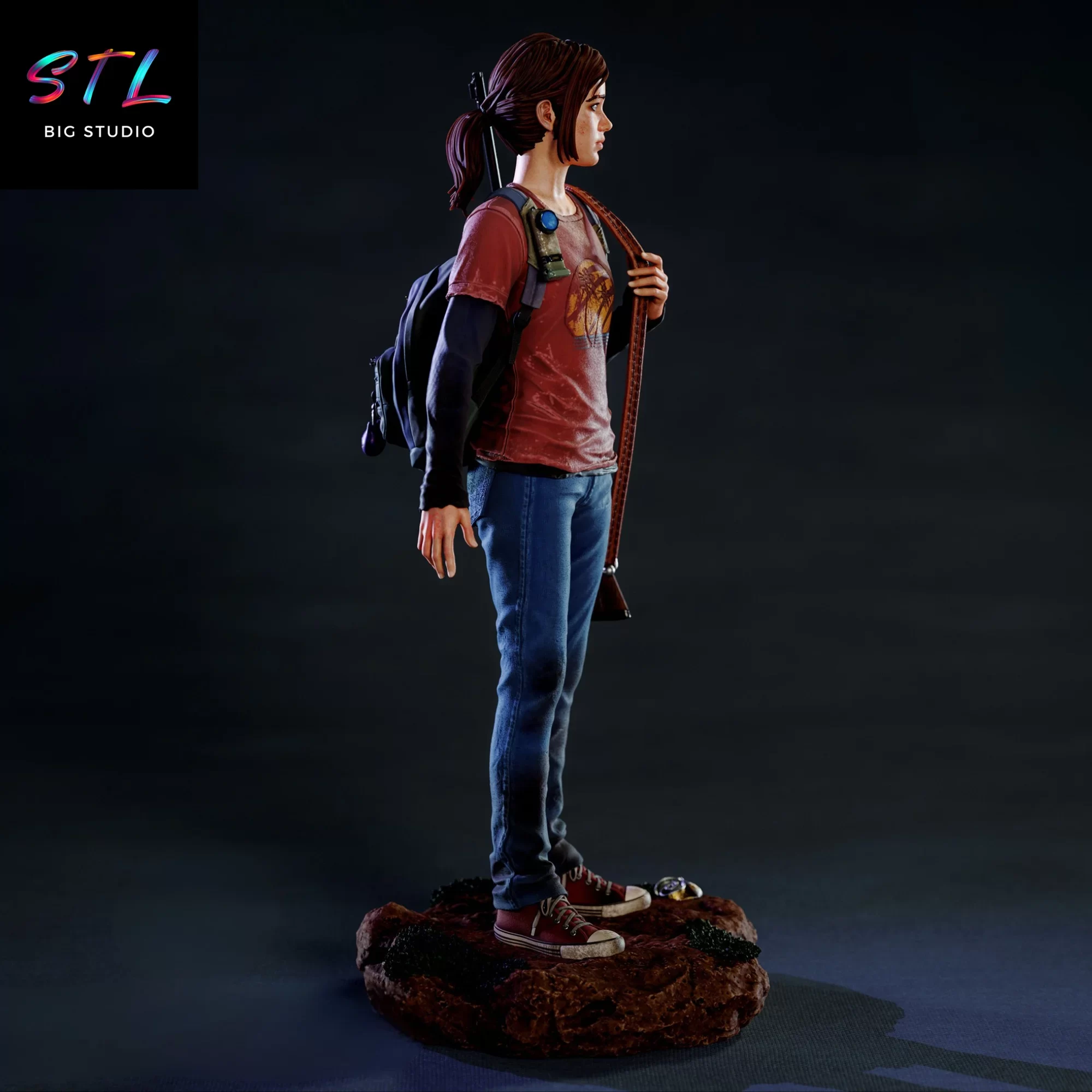 last of us stl ellie figura para impresion 3d last of us stl ellie figura para impresion 3d