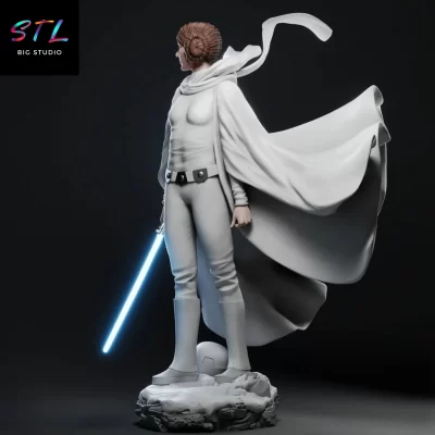 leia star wars stl imprimir 3d
