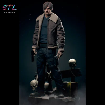 leon stl resident evil impresion 3d