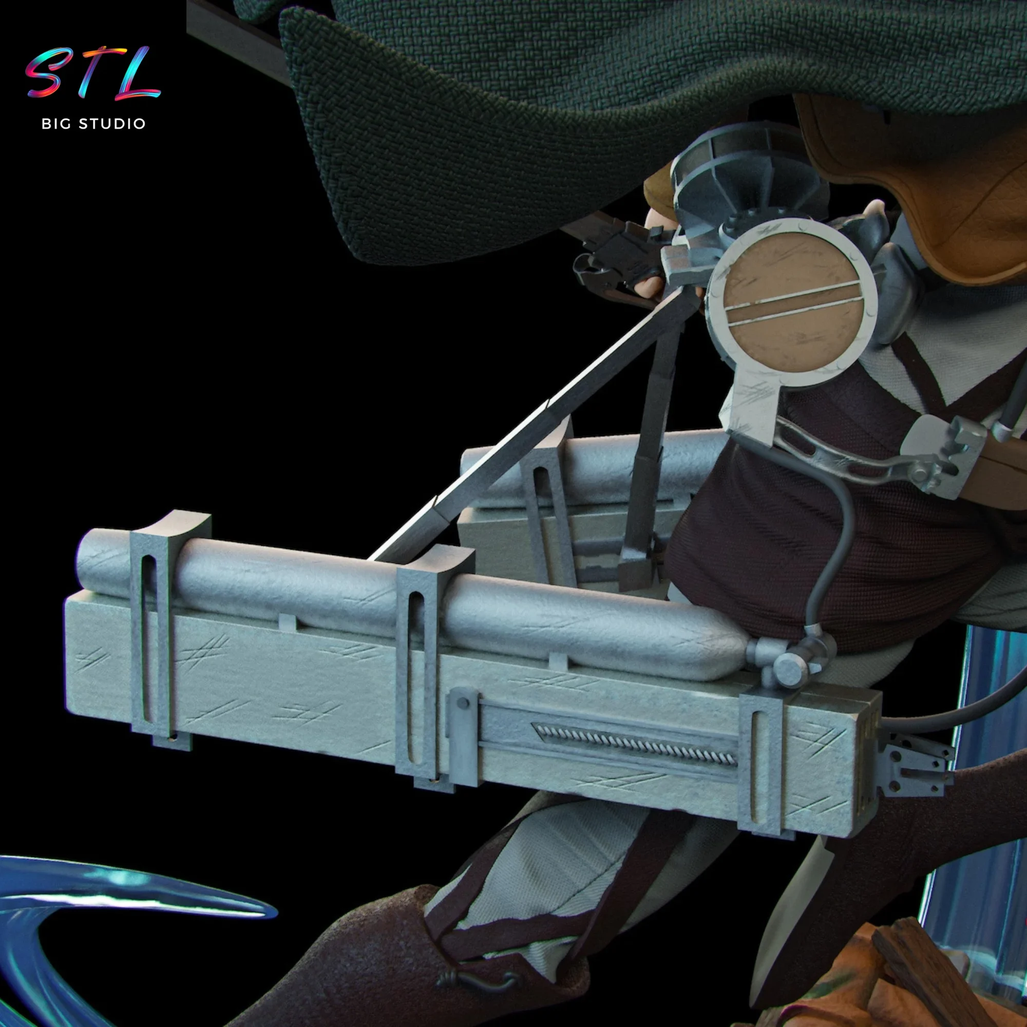 levi ackerman stl shingeki no kyojin impresion 3d figura levi ackerman stl shingeki no kyojin impresion 3d figura