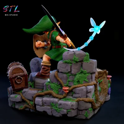 link the legend of zelda stl figura para impresion 3d