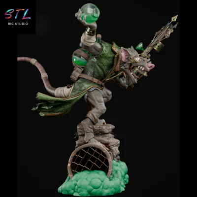 lol stl twitch figura league of legends impresion 3d