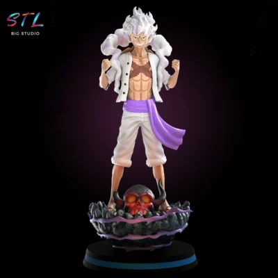 luffy gear 5 stl impresion 3d one piece