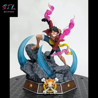 luffy stl impresion 3d one piece diorama