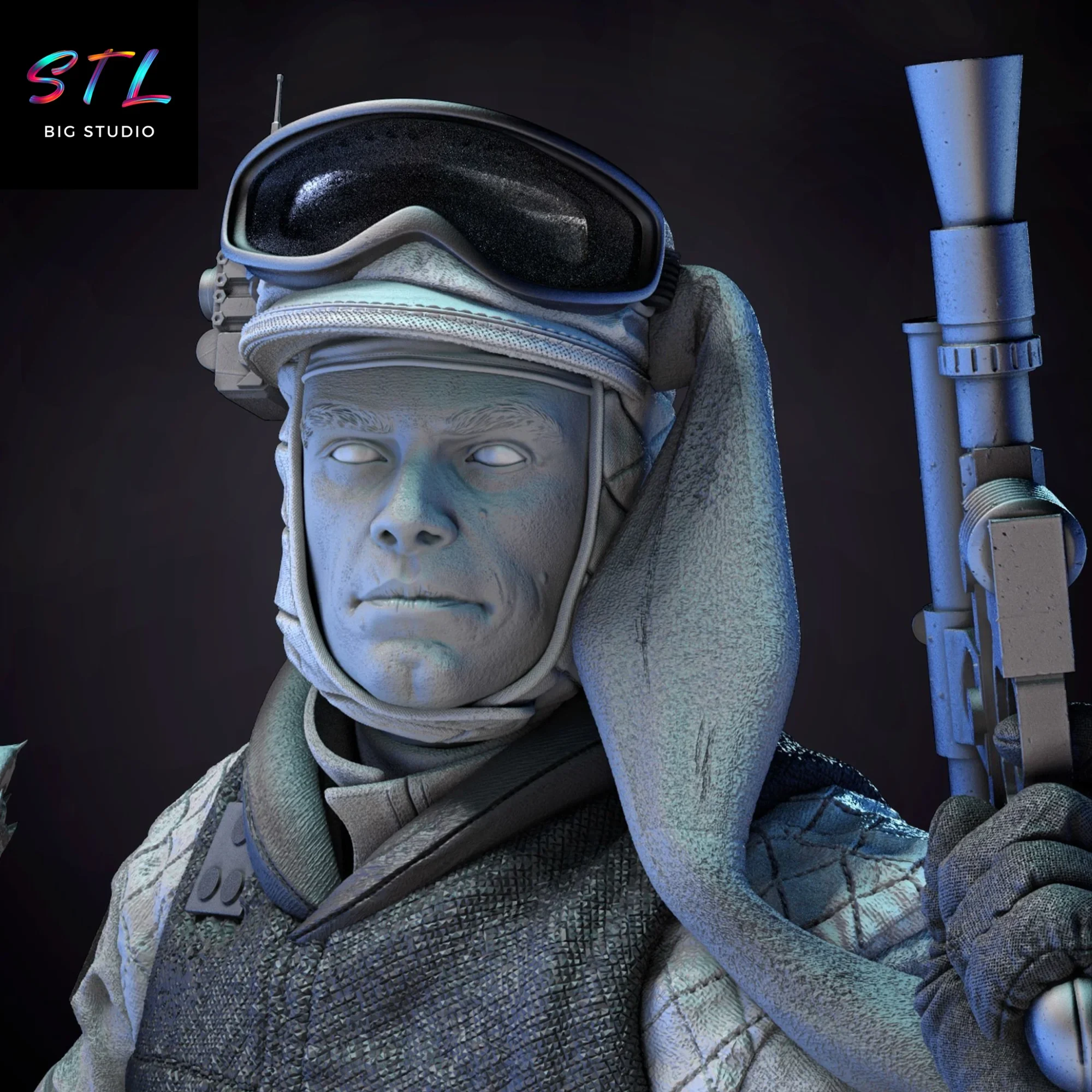 luke skywalker stl impresion 3d figura star wars luke skywalker stl impresion 3d figura star wars