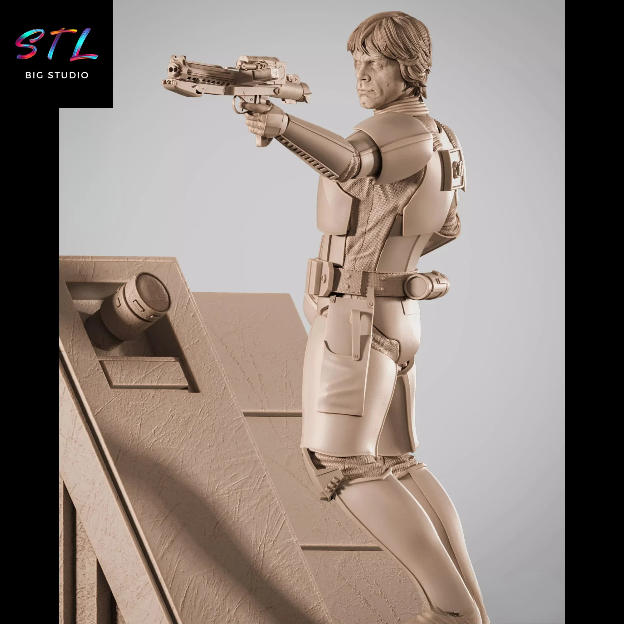 luke skywalker stormtrooper stl impresion 3d figura star wars luke skywalker stormtrooper stl impresion 3d figura star wars