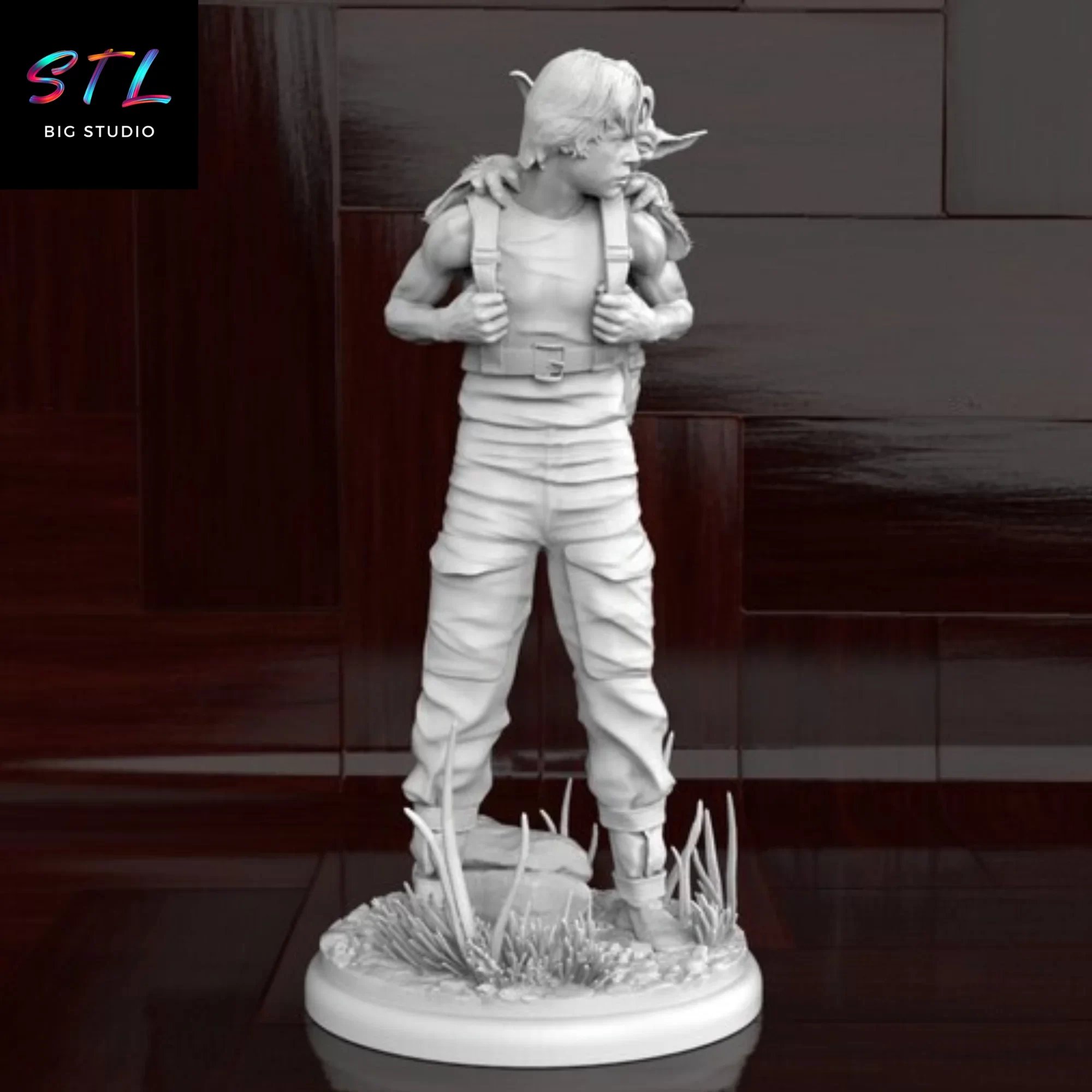 luke skywalker y yoda stl diorama star wars luke skywalker y yoda stl diorama star wars