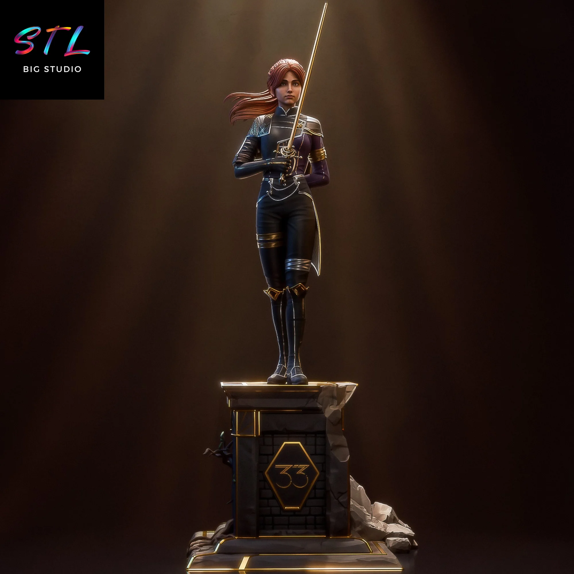 maelle stl clair obscur para impresion 3d