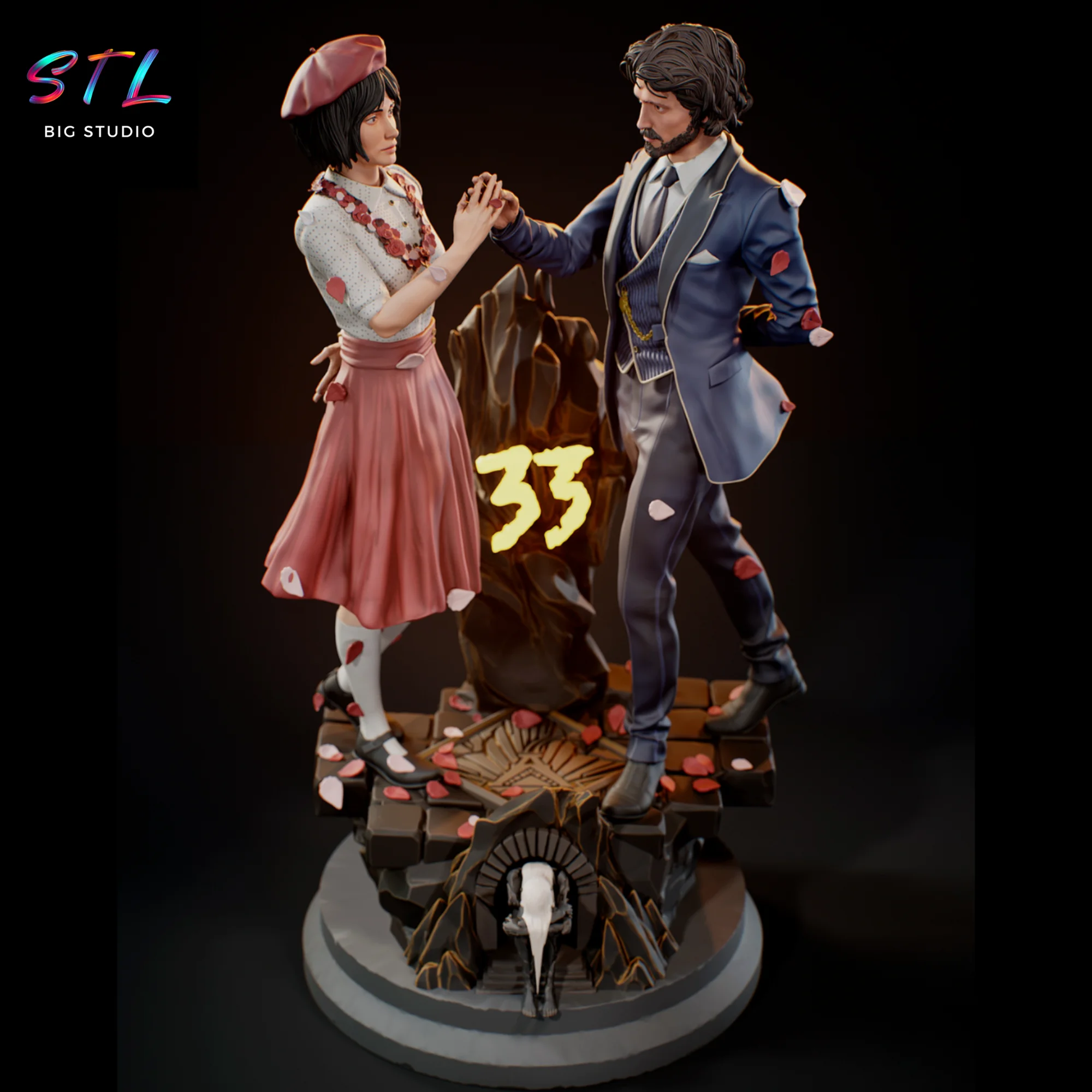 maelle y verso stl expedition 33 para impresion 3d