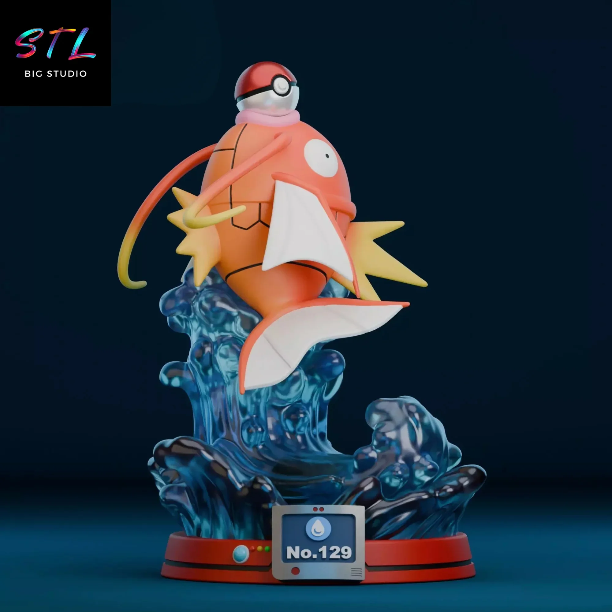 magikarp stl pokemon para impresion 3d magikarp stl pokemon para impresion 3d