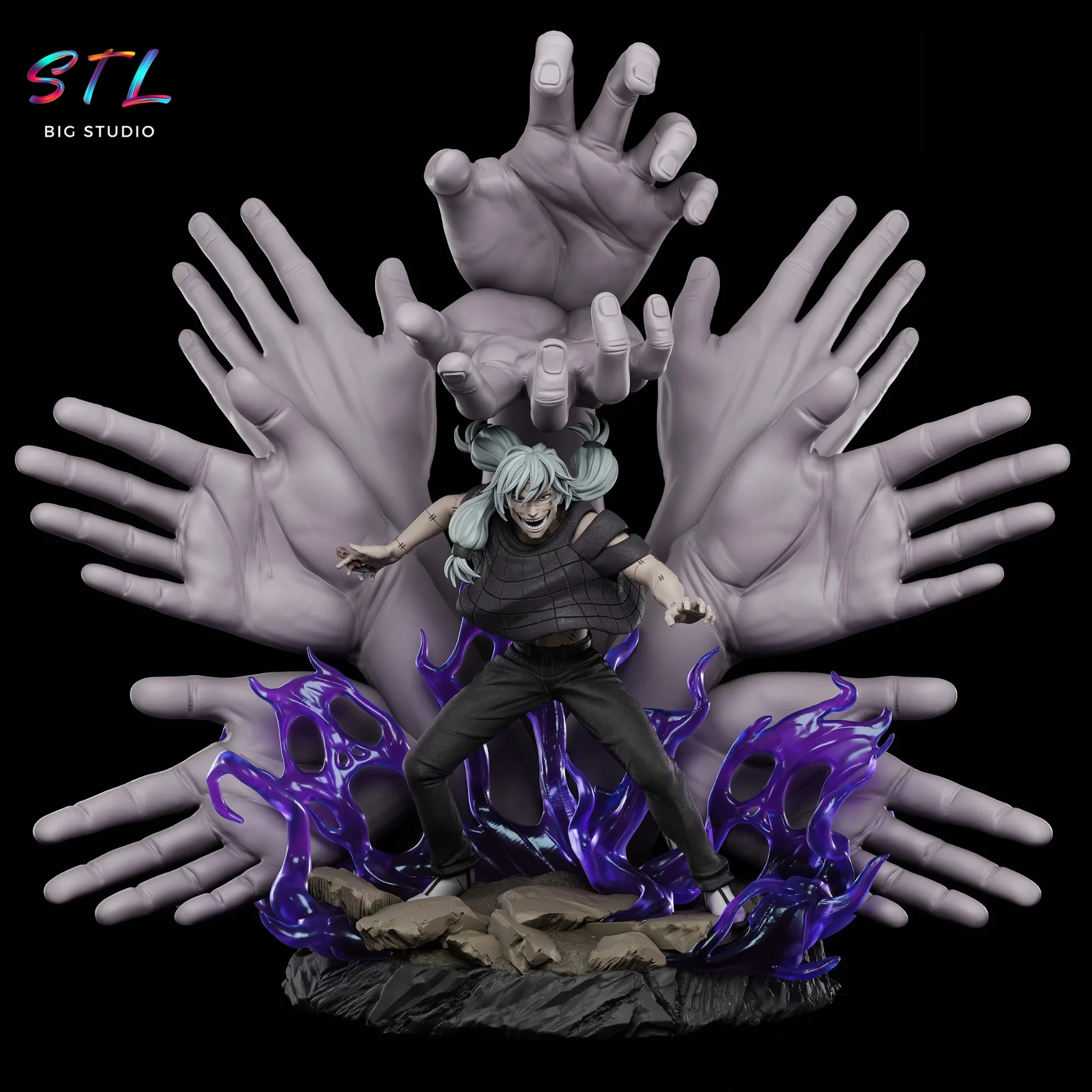 mahito stl impresion 3d jujutsu kaisen mahito stl impresion 3d jujutsu kaisen