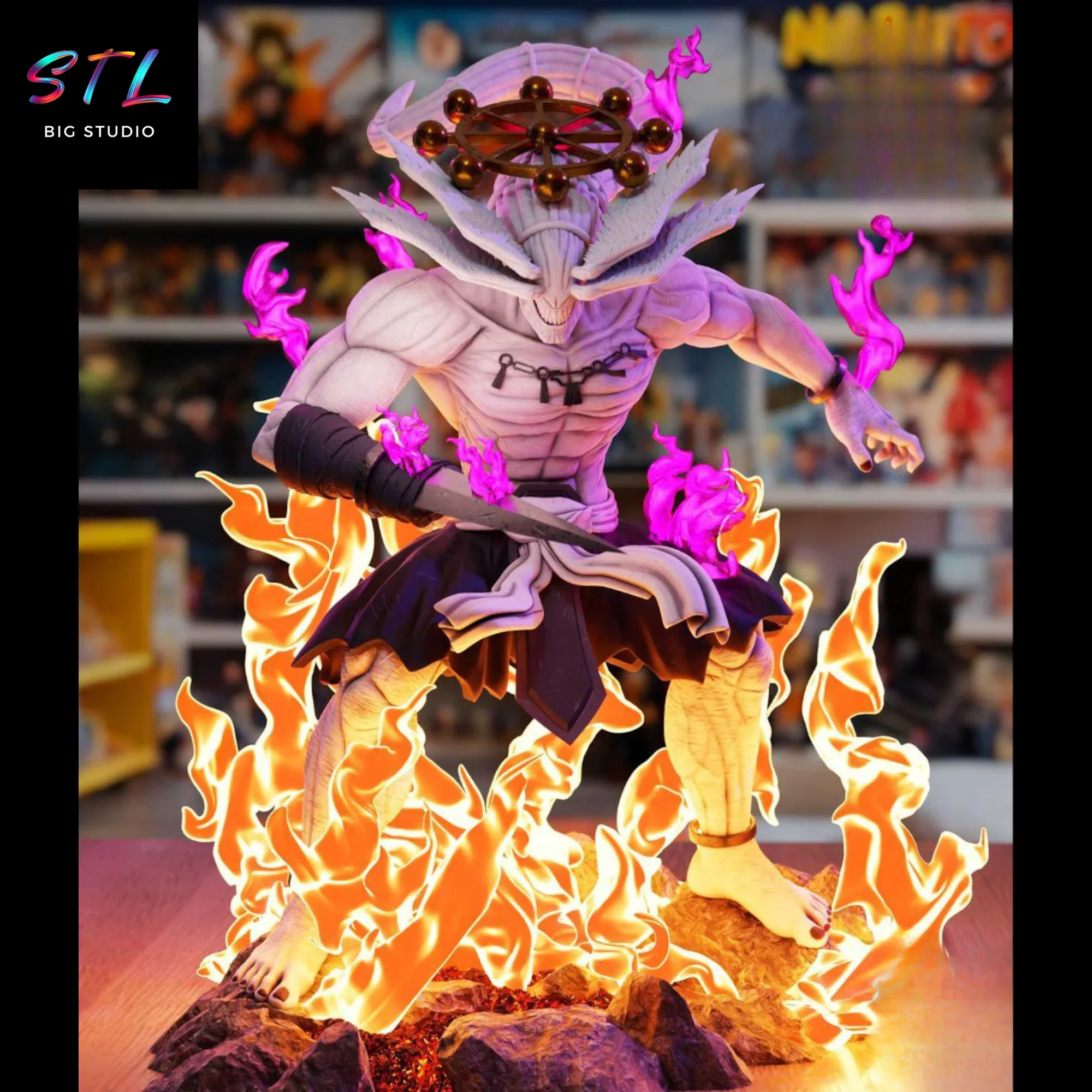 mahoraga stl impresion 3d jujutsu kaisen