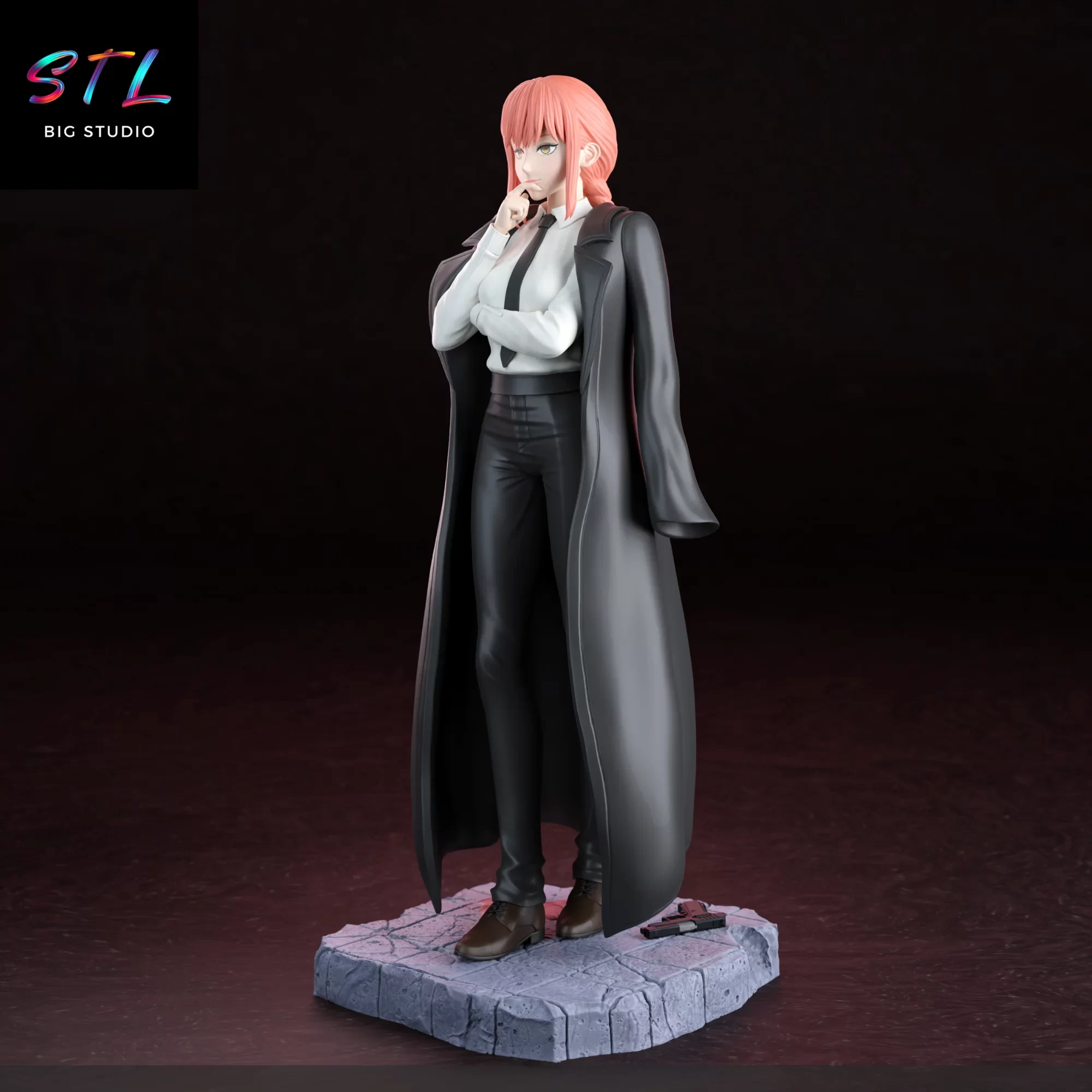 makima stl chainsaw man imprimir 3d figura makima stl chainsaw man imprimir 3d figura