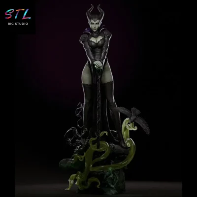 malefica stl impresion 3d figuras de peliculas