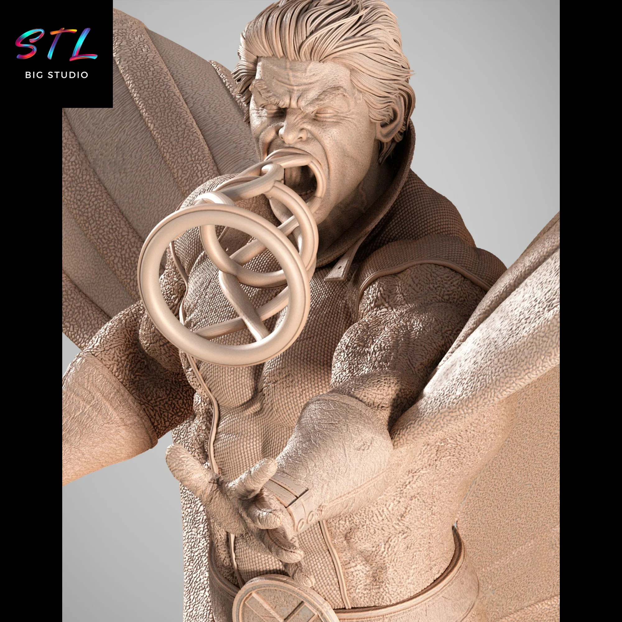 marvel stl banshee x-men para impresion 3d marvel stl banshee x-men para impresion 3d