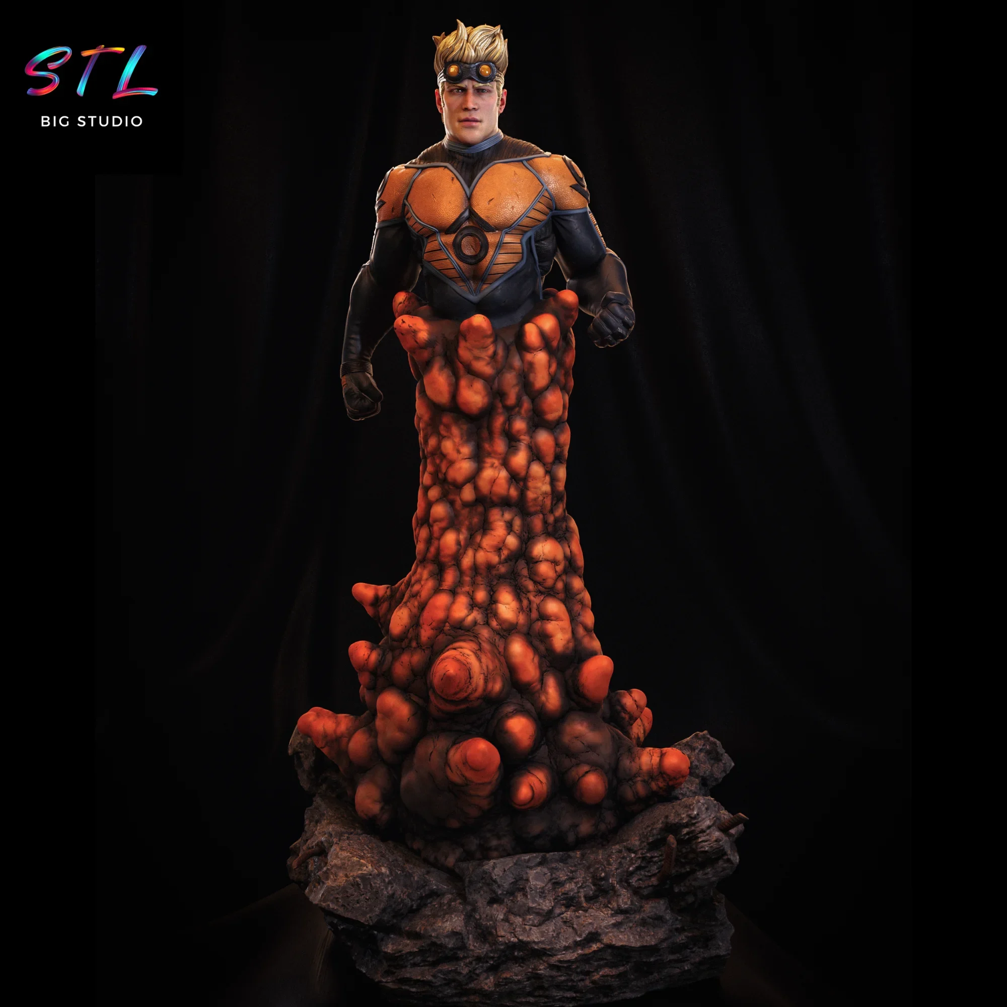 marvel stl cannonbal stl x-men impresion 3d
