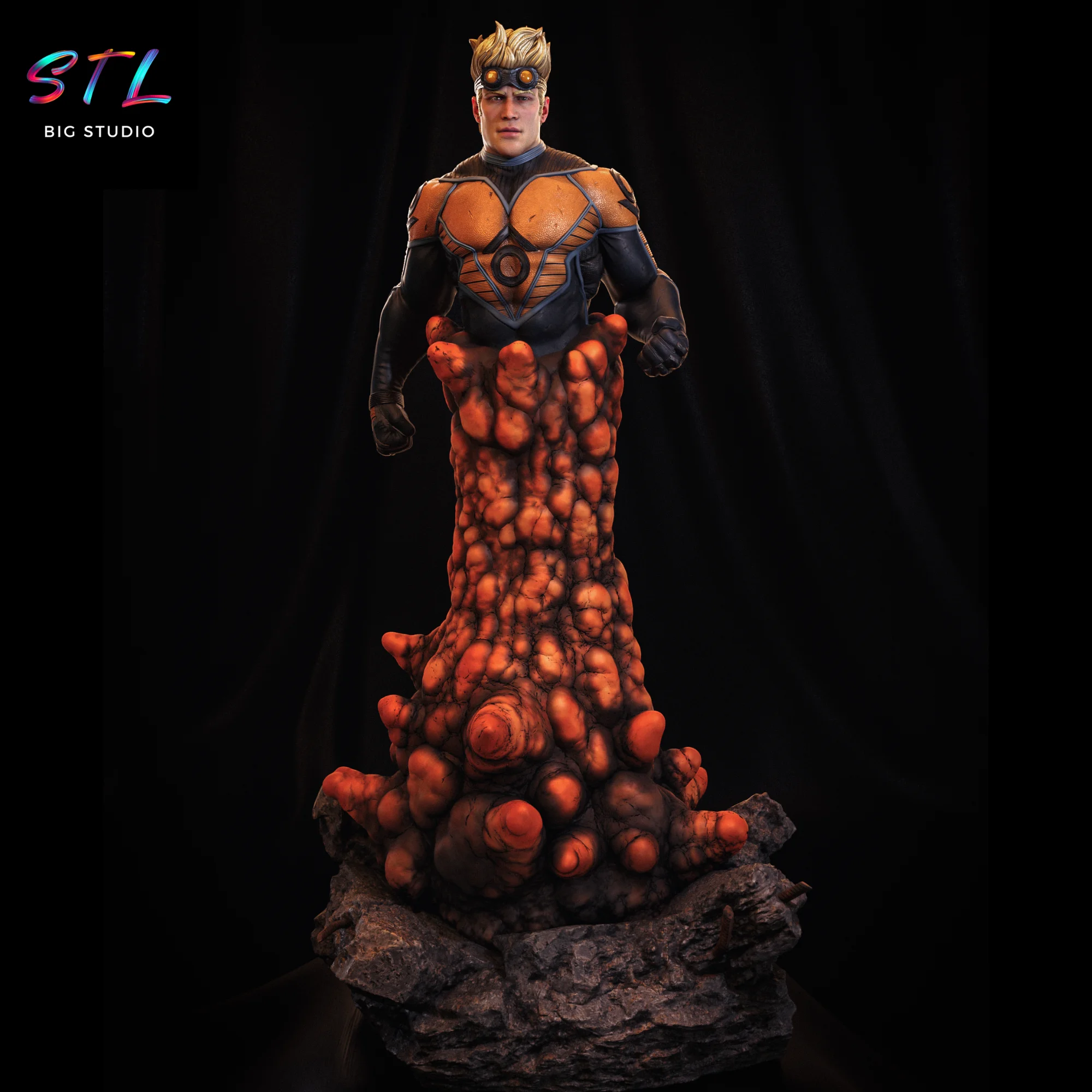 marvel stl cannonbal stl x-men impresion 3d