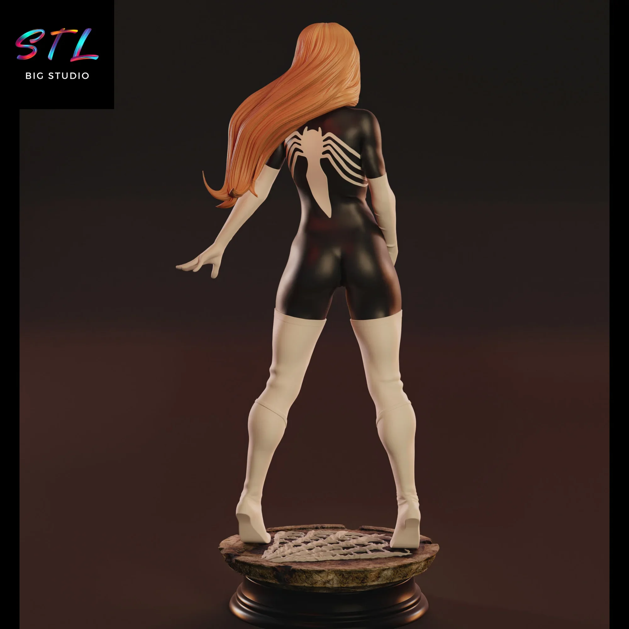 marvel stl julia carpenter spider-woman figura para impresion 3d marvel stl julia carpenter spider-woman figura para impresion 3d