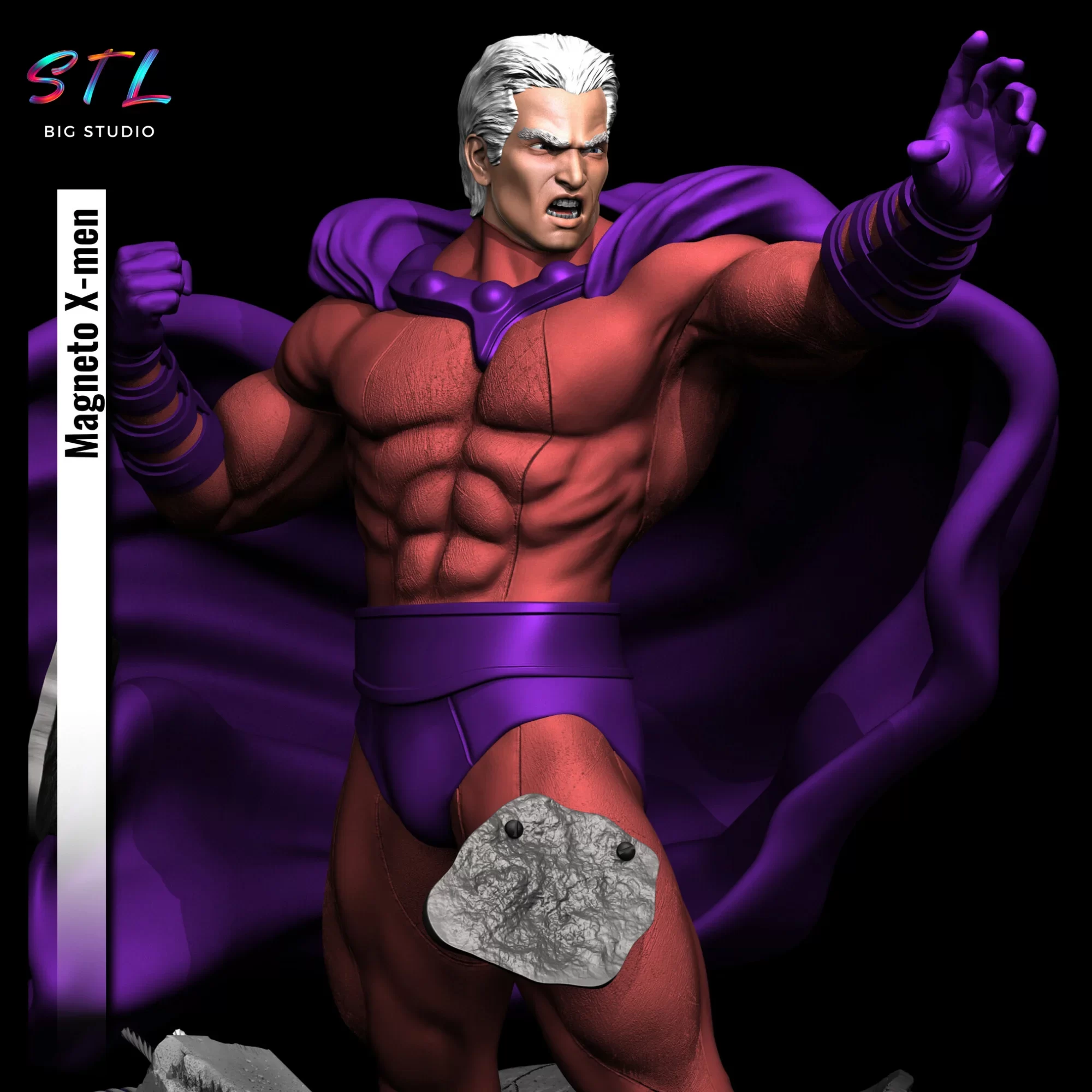 marvel stl magneto diorama impresion 3d marvel stl magneto diorama impresion 3d