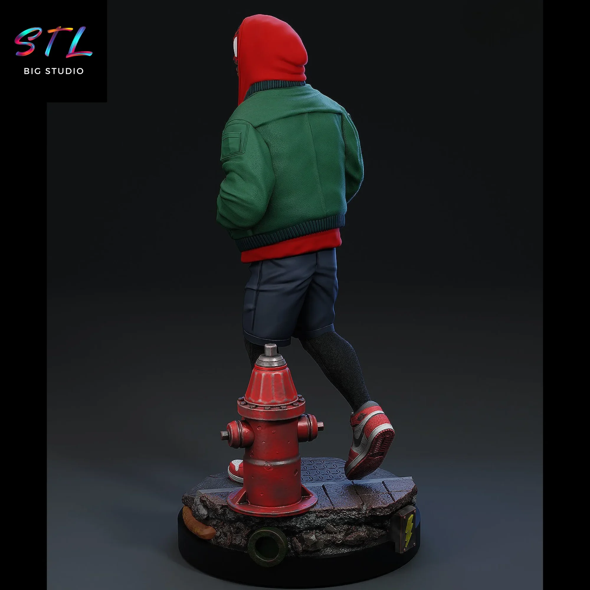 marvel stl miles morales figura spiderman impresion 3d marvel stl miles morales figura spiderman impresion 3d