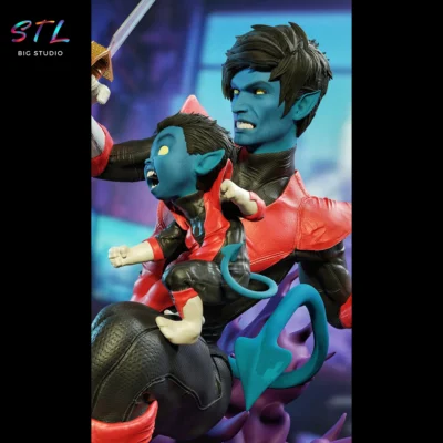 marvel stl nightcrawler x-men impresion 3d