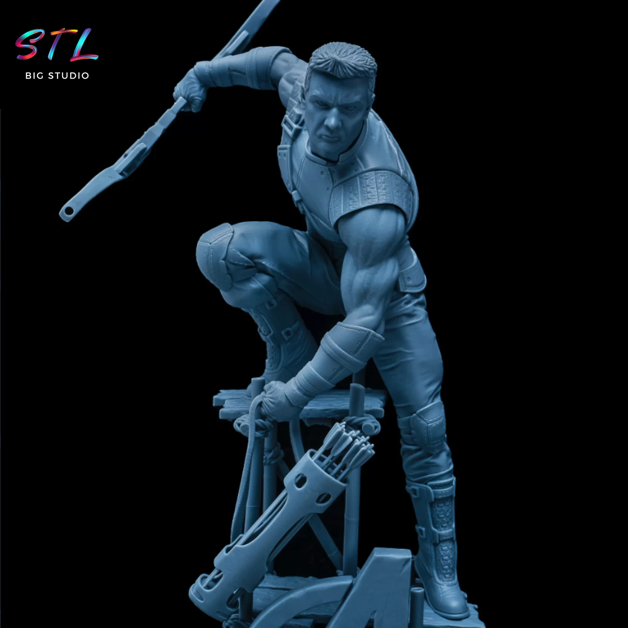 marvel stl ojo de halcon imprimir 3d figura vengadores marvel stl ojo de halcon imprimir 3d figura vengadores