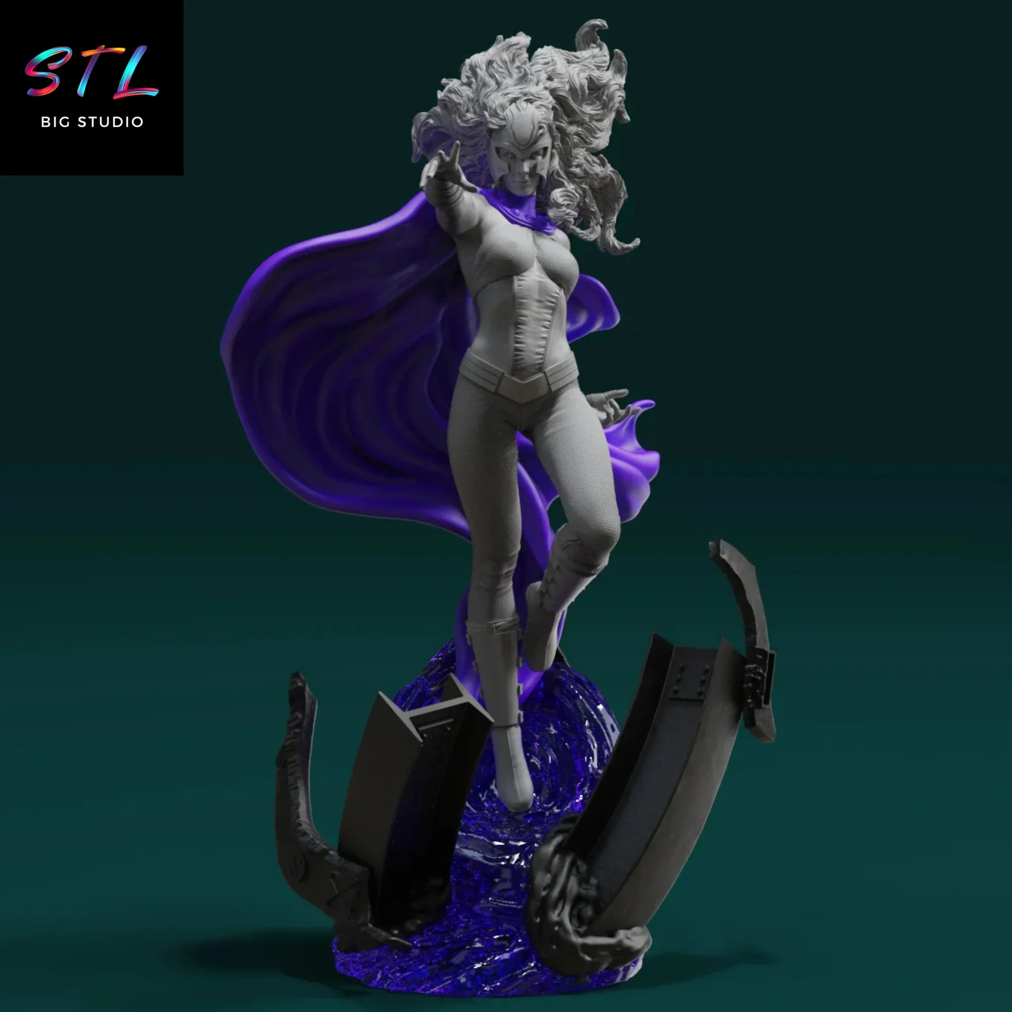 marvel stl polaris x-men figura para impresion 3d marvel stl polaris x-men figura para impresion 3d