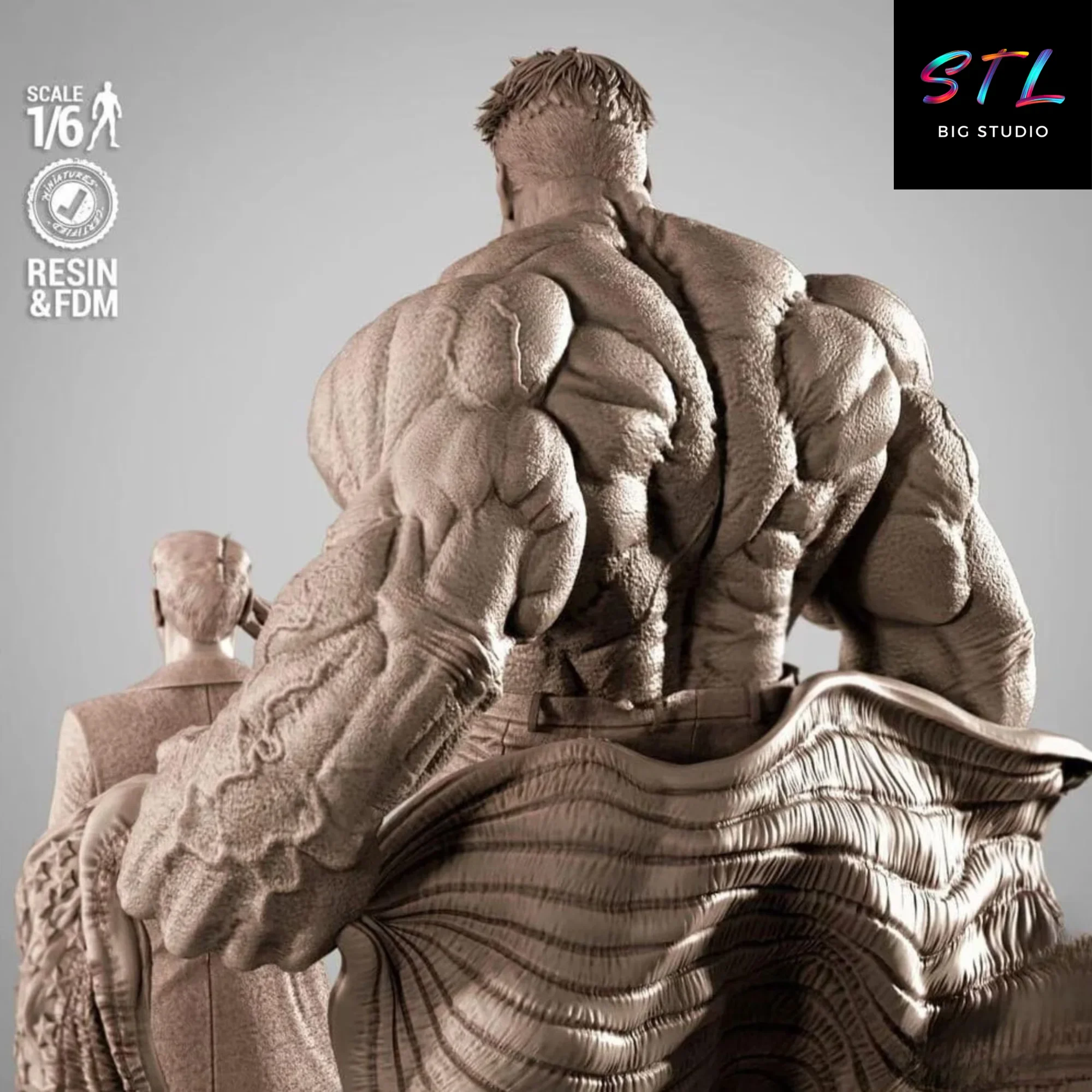 marvel stl red hulk general ross impresion 3d diorama marvel stl red hulk general ross impresion 3d diorama