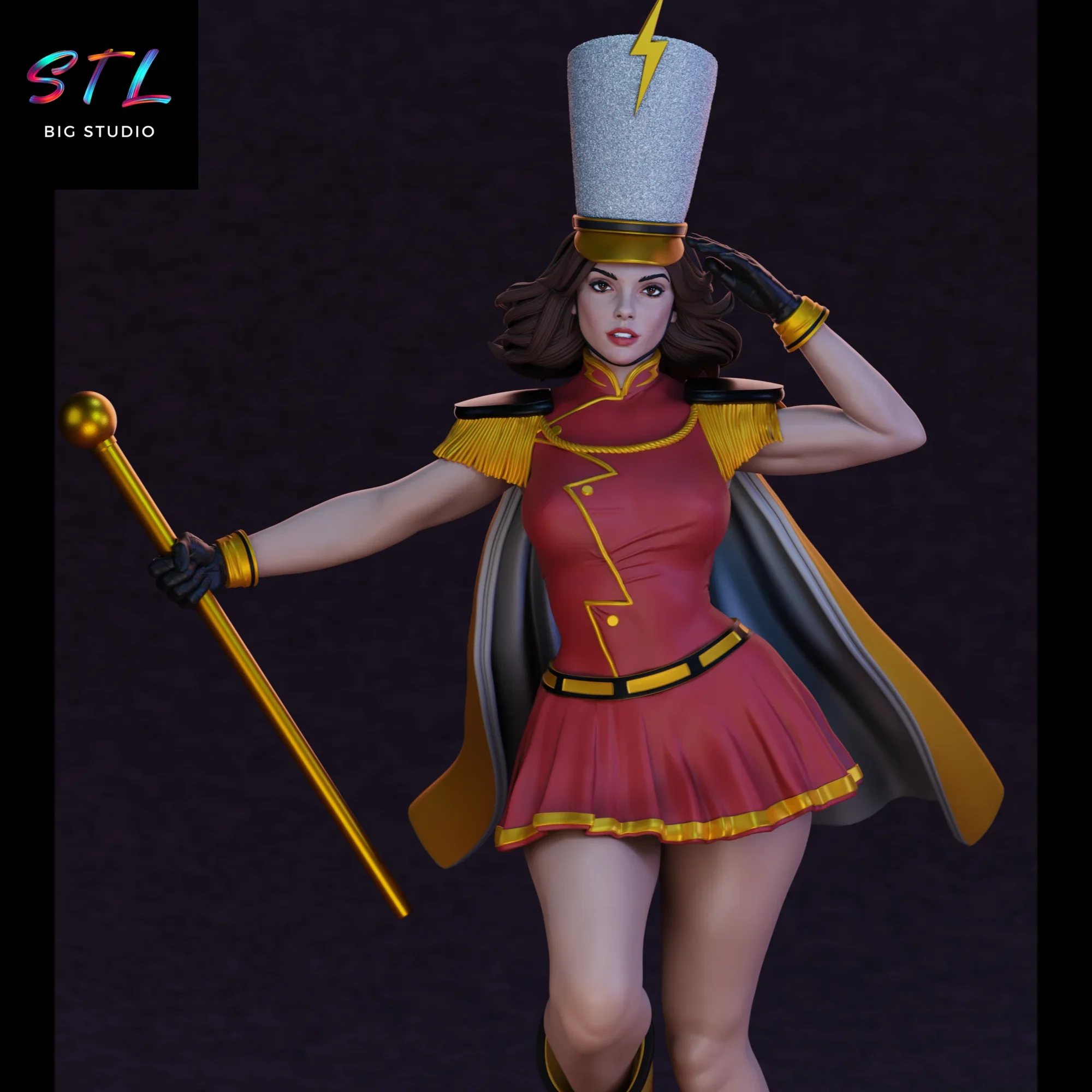 mary bromfield stl impresion 3d figura shazam mary bromfield stl impresion 3d figura shazam