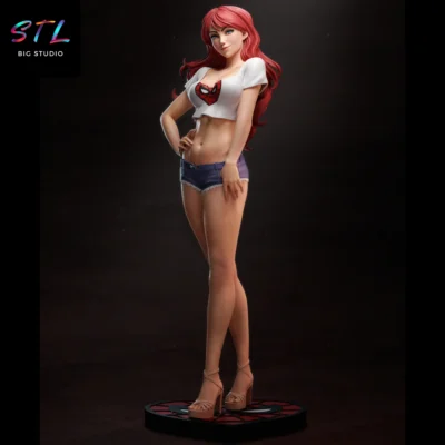 mary jane stl spiderman para impresion 3d