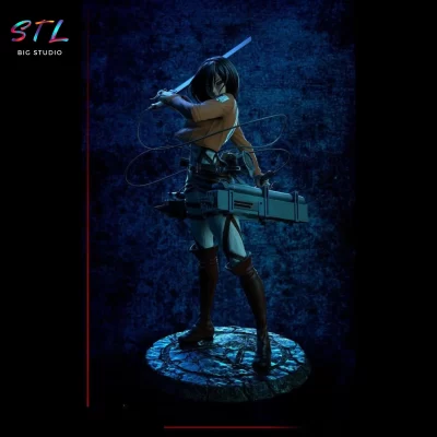 mikasa ackerman stl impresion 3d