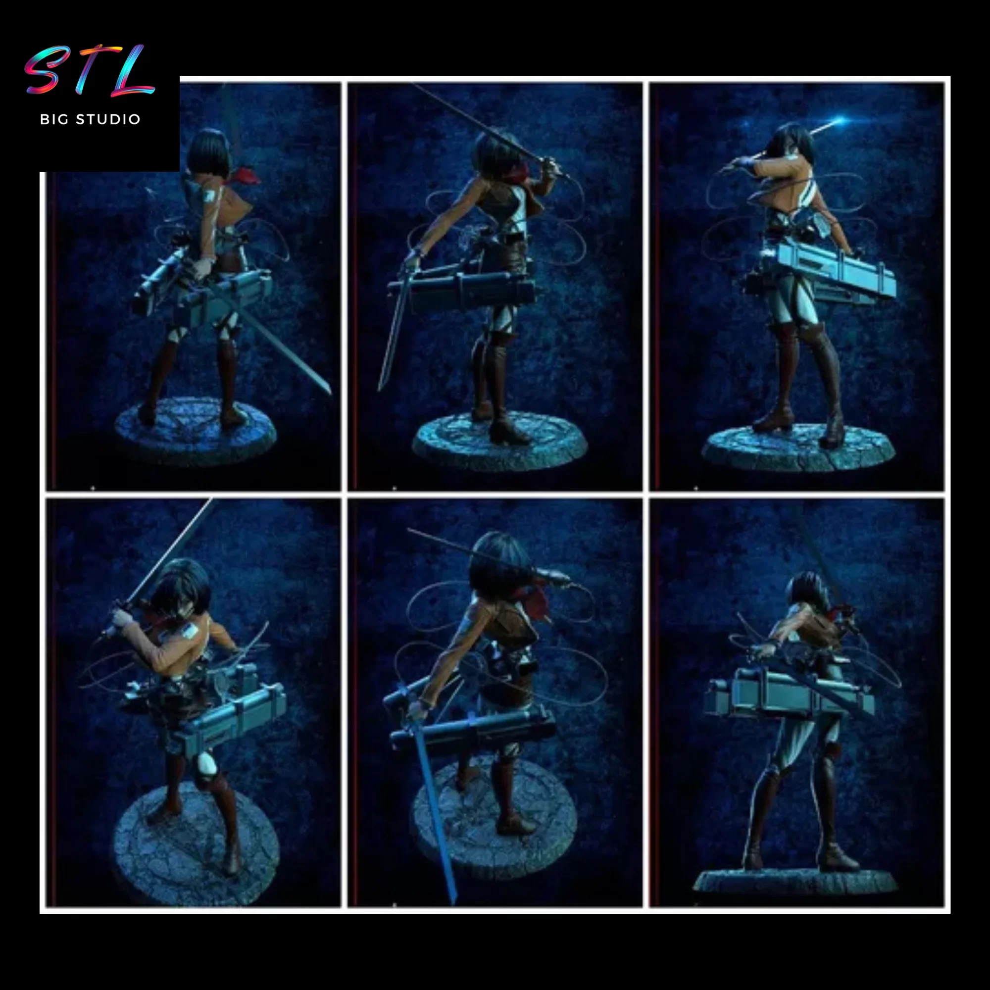 mikasa aot stl imprimir 3d mikasa aot stl imprimir 3d