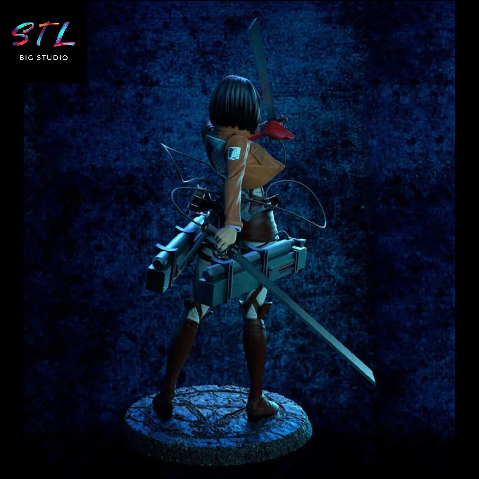 mikasa ataque a los titanes stl mikasa ataque a los titanes stl