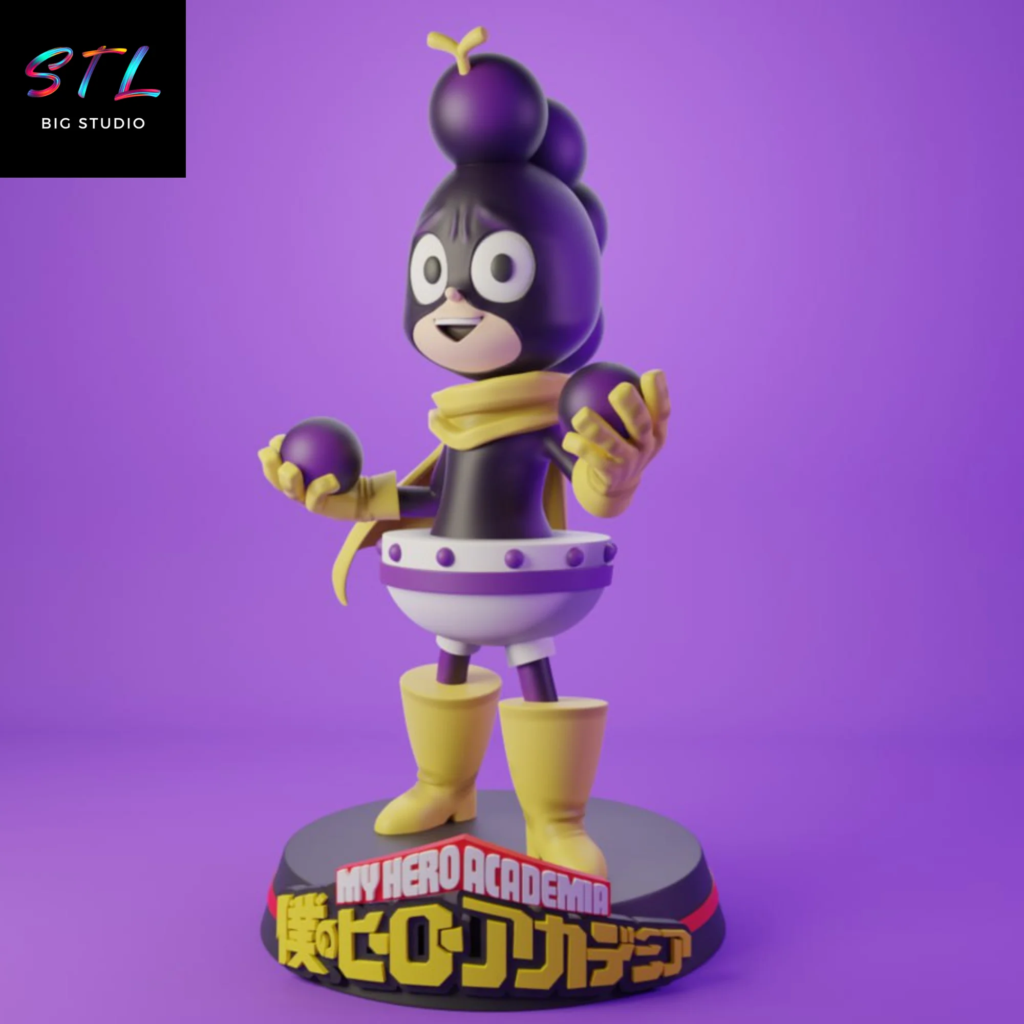 minoru mineta stl my hero academia impresion 3d