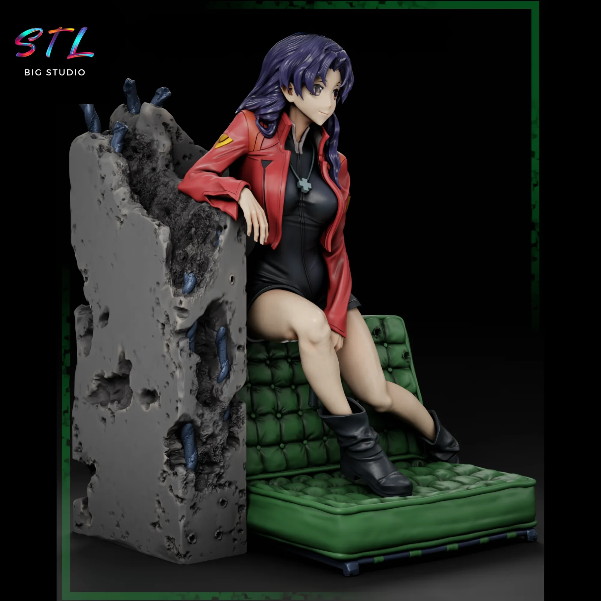 misato katsuragi stl evangelion impresion 3d misato katsuragi stl evangelion impresion 3d