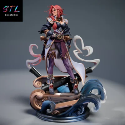 miss fortune stl league of legends impresion 3d