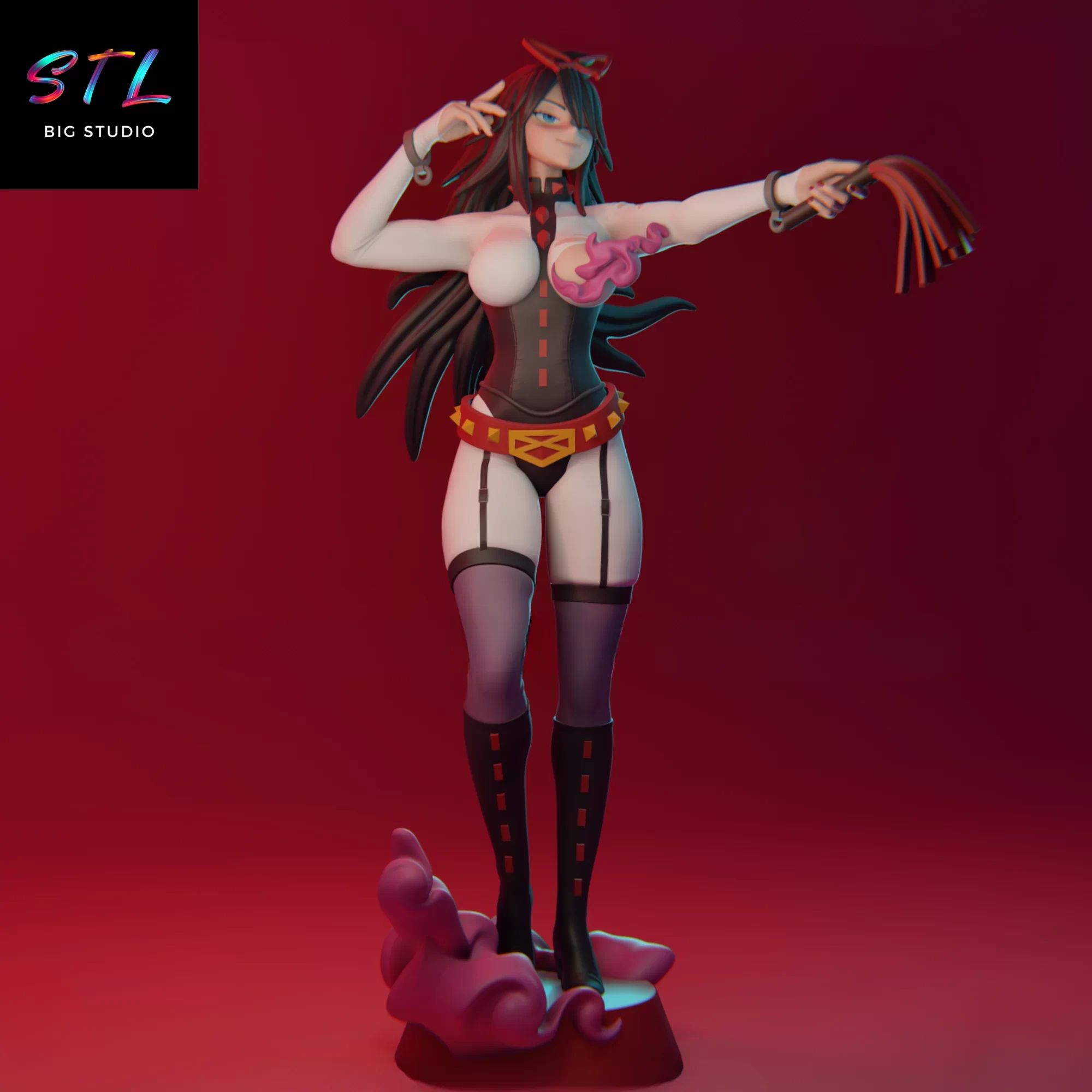 miss midnight stl my hero academia impresion 3d
