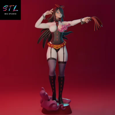 miss midnight stl my hero academia impresion 3d