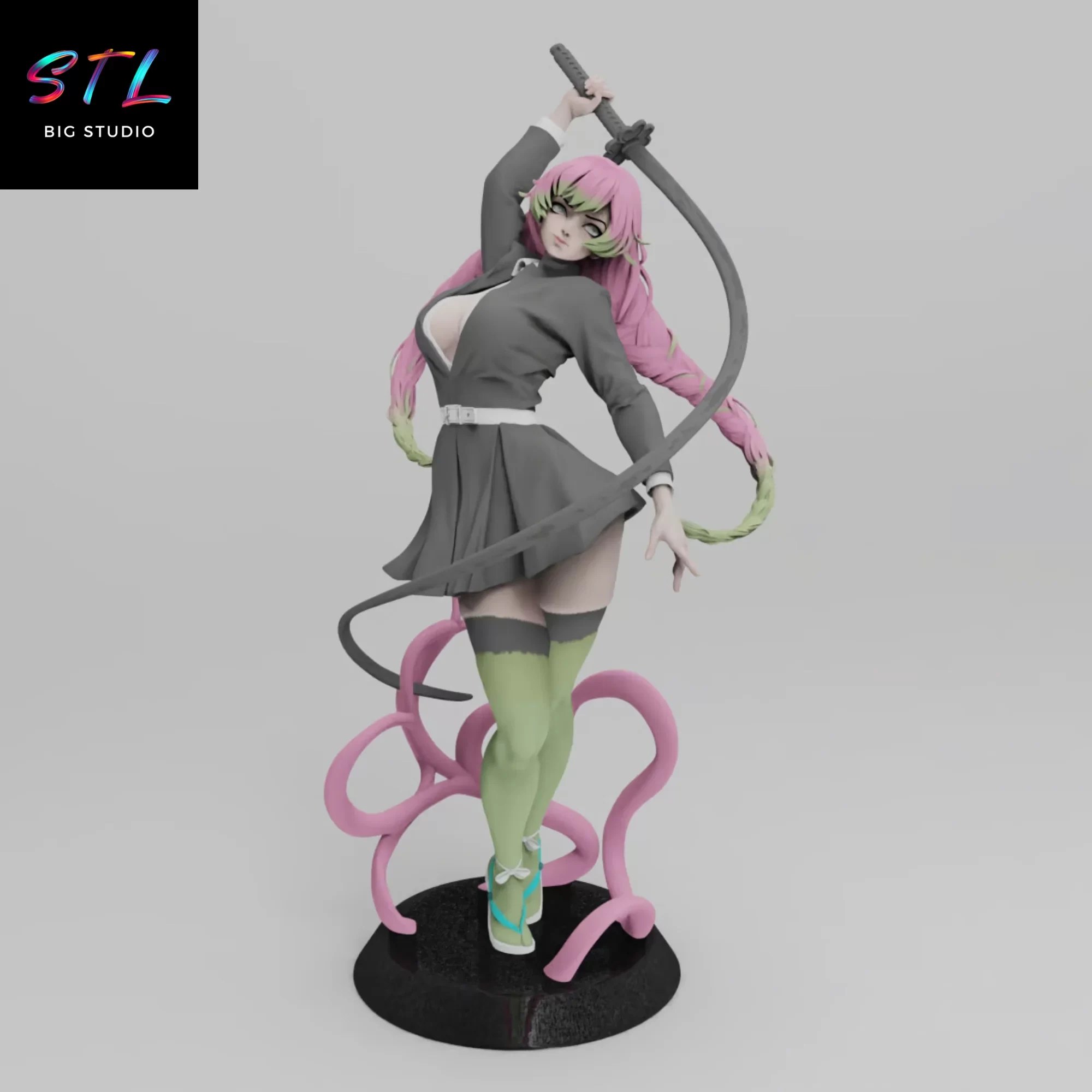 mitsuri kanroji stl kimetsu no yaiba impresion 3d mitsuri kanroji stl kimetsu no yaiba impresion 3d