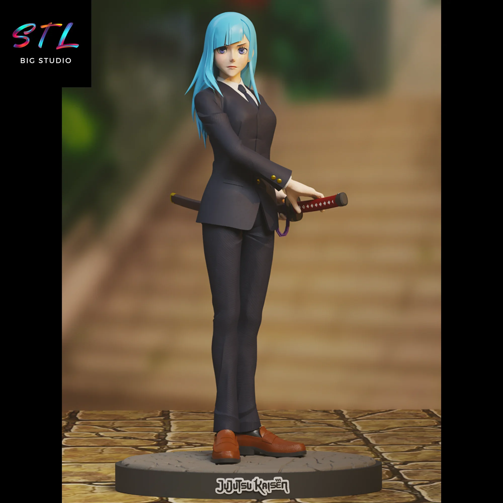 miwa kasumi stl impresion 3d jujutsu kaisen