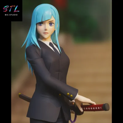 miwa kasumi stl jujutsu kaisen figura impresion 3d