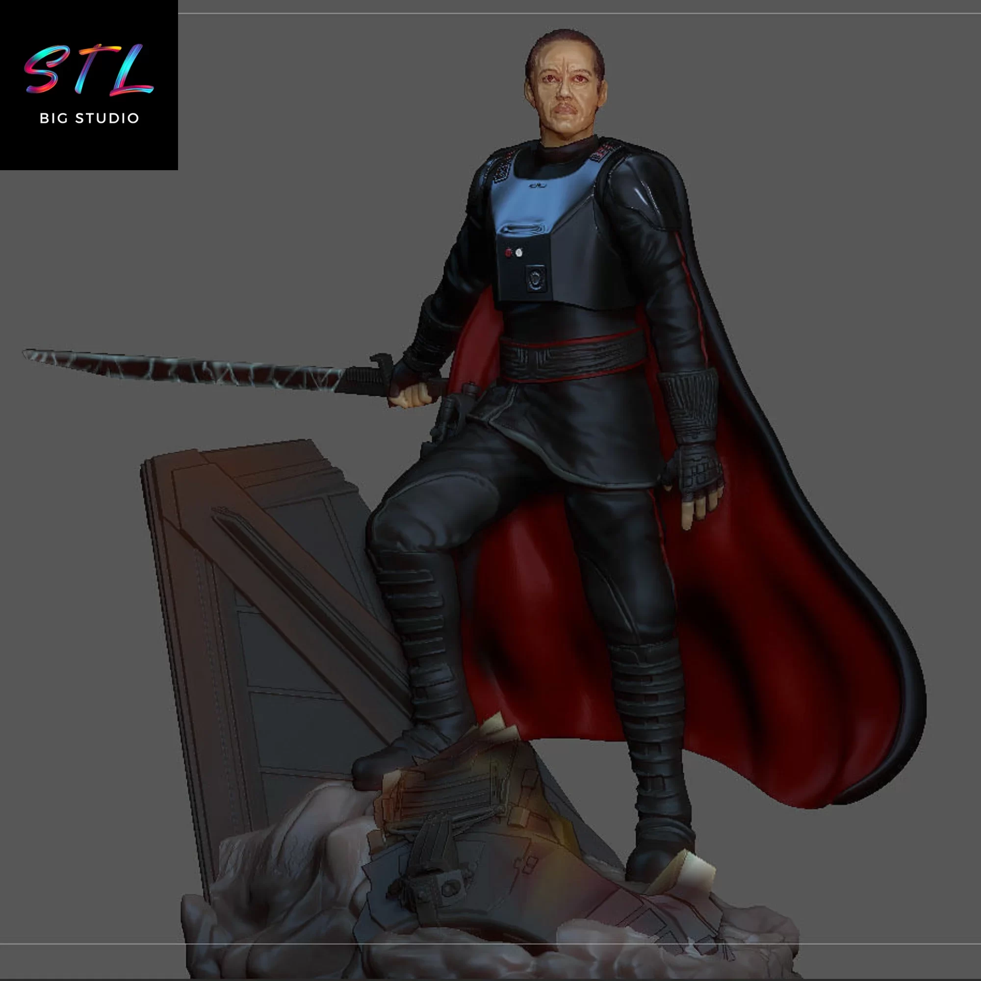 moff gideon stl star wars impresion 3d