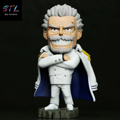 monkey d garp chibi stl impresion 3d one piece