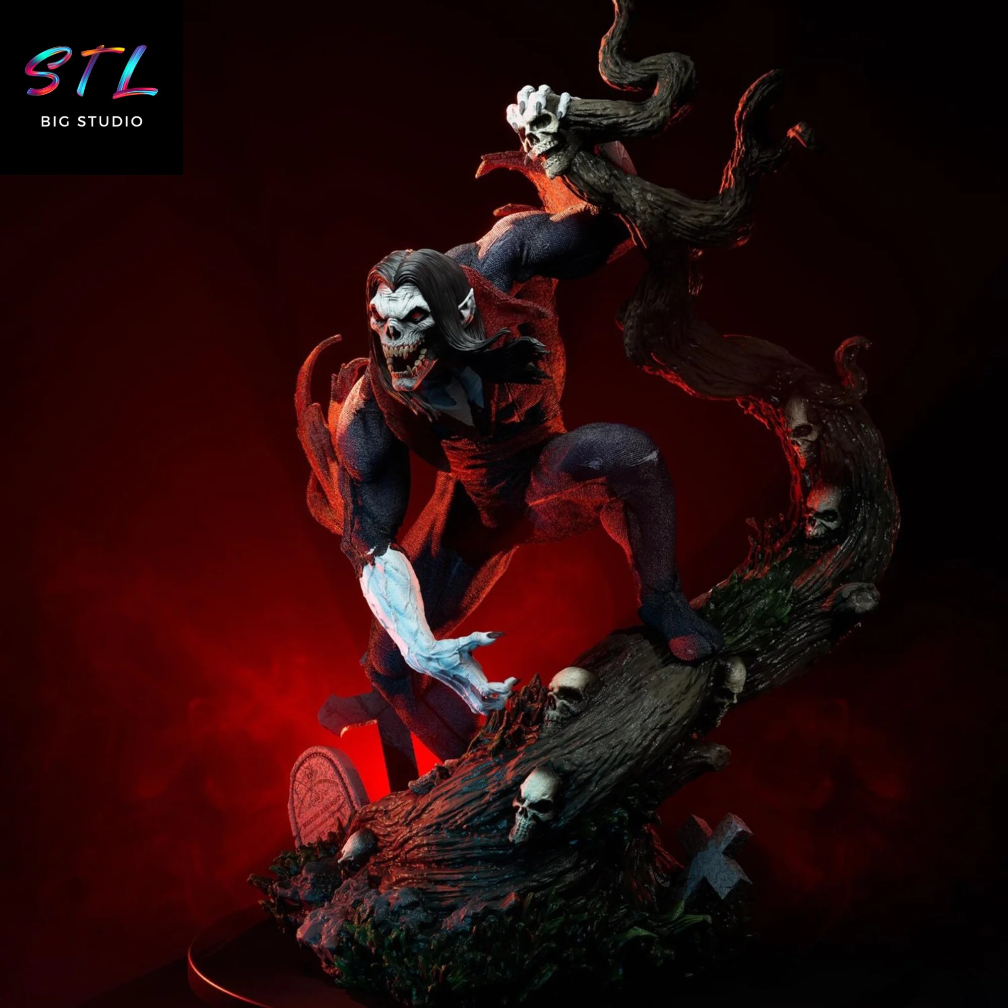 morbius stl marvel para impresion 3d