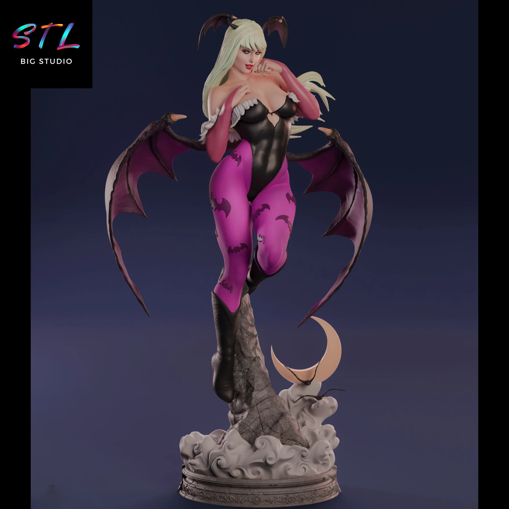 morrigan aensland stl darkstalkers para impresion 3d